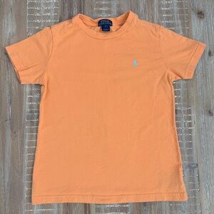 BOYS RALPH LAUREN ORANGE SHORT SLEEVE T SHIRT 7